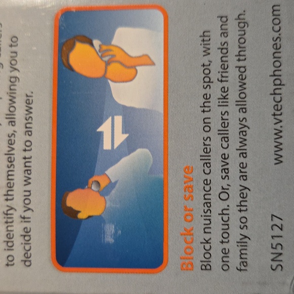 Vtech Amplified Answering System Landline Telephone Big Buttons Read Pictures - Picture 14 of 14